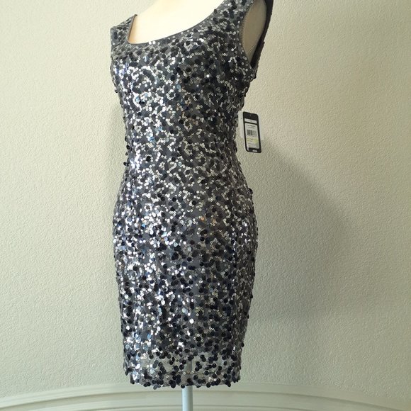 Guess Sequin Sheath Dress - Picture 1 of 12